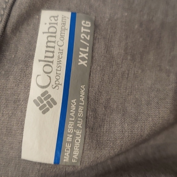 COLUMBIA T-Shirt Graphic Men's Plus Size XXL Grey - Picture 3 of 9